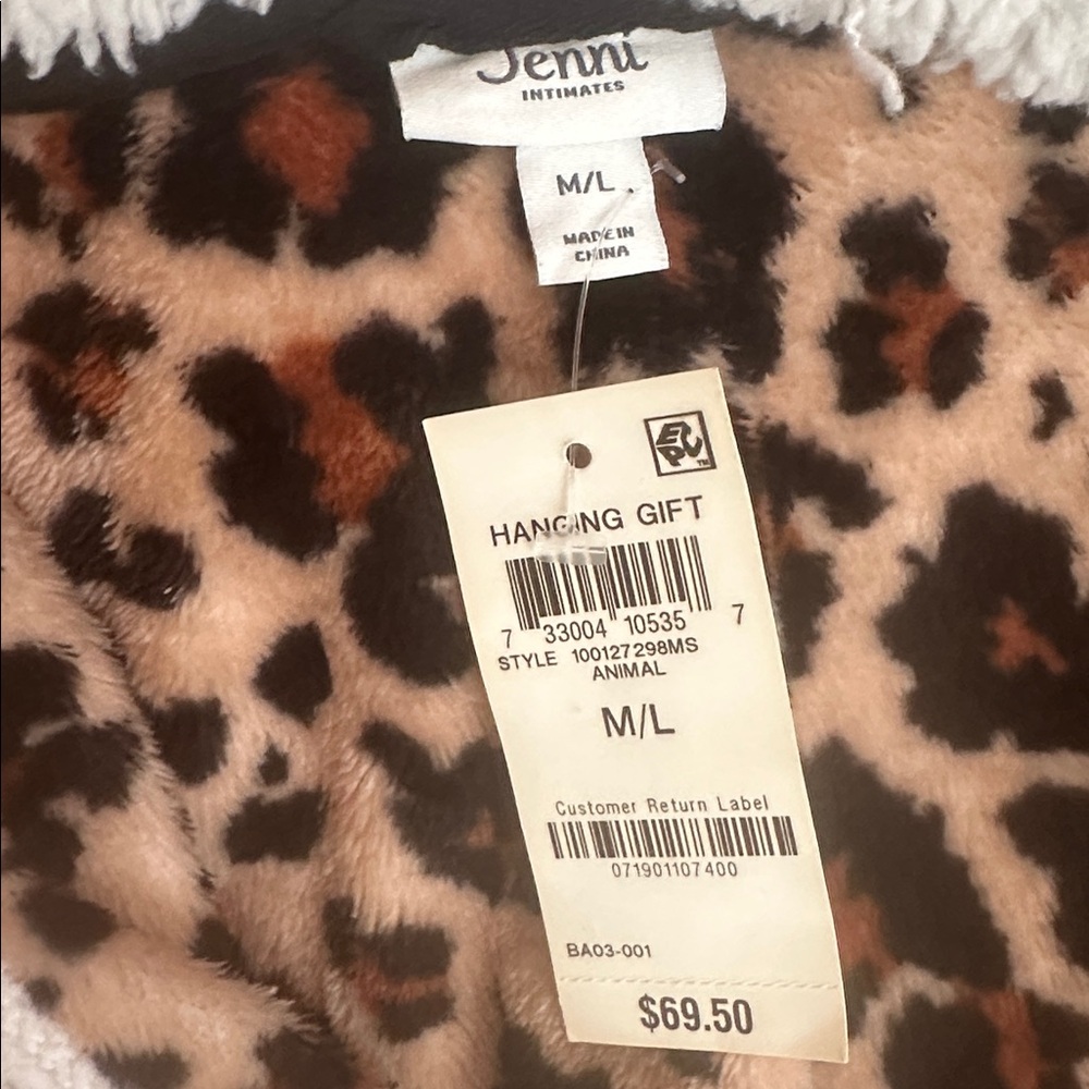 Jenni Animal Print Intimates Robe - Picture 2 of 2